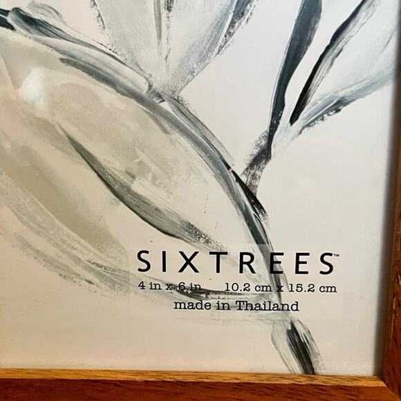 Set of 3 wood frames, 4” x 6”, made in Thailand - Picture 3 of 7